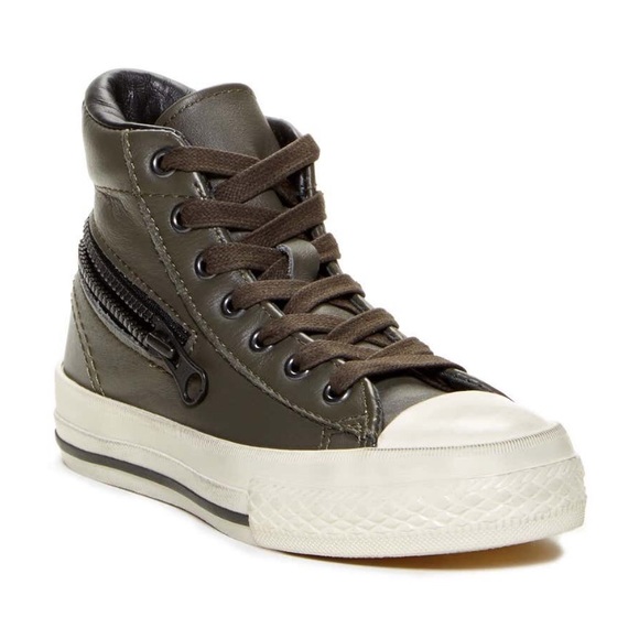 NWT Olive Converse X by John Varvatos Chuck Taylor Zip High Top